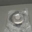 Burner Drip Pans 2 Large 8'' WB32X10013 & 2 Small 6'' WB32X10012 Chrome Drip Pan Set Fit for GE Hotpoint Electric Stove Top - Includes 2 Pcs 6'' Drip Pan/Ring and 2 Pcs 8'' Drip Pan/Ring by AMI PARTS