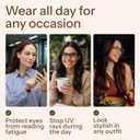 Gaoye 3.25 Professional Reading Glasses for All Day - Computer Readers with Blue Light Protection - Value Pack
