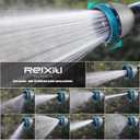 Relxitl Garden Hose 100feet, Water Hose with 10 Function Hose Nozzle, NON-Expandable Hose, Tough & Flexible, Lightweight, Crush Resistant Fittings, Kink & Tangle Free, Rust Proof for Watering