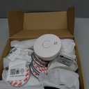 SITERWELL Smoke Detector, Hardwired Interconnected Smoke Detector, Photoelectric Smoke Alarm with 9V Backup Battery, Fire Alarm with Test/Silence Button, UL217-10th Listed, GS562A, 10 Packs (White)