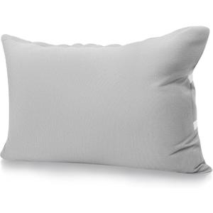 Barydat Pillow Headboard Twin XL Removable Dorm Bed Headboard Reusable Plush Tufted Detachable College Back Support Pillow Back Cushion for Twin XL Dorm School Bed(Light Gray)
