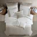 Riverbrook Home Preston Woven 5-Piece Comforter Set, Queen, Tan