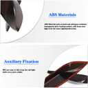 Car Taillight Cover Fit for Toyota Supra GR A90 A91 MK5 2019-2026, Smoked Taillight Shell Trim Cover, Rear Tail lamp Decorative Protection Trim, 2Pcs, Transparent Gray