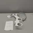 SAMODRA Bidet Attachment, Non-Electric Cold Water Bidet Toilet Seat Attachment with Pressure Controls, Retractable Self-Cleaning Dual Nozzles for Frontal & Rear Wash - Brushed Nickel