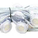 2 Pack Color Kinetics 999-009033-00 EW-Flex-SLX LED Light, 20-Node, 13-CM OC, Clear, Flat, 4200K