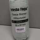 Plush Fleece Throw Blanket for Couch and Bed, Fluffy Fuzzy Cozy Lightweight Soft Blankets All Season Use (40x50 Inches,Aqua)