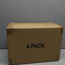 4 Tier Plastic Storage Bins with Lid 28QT - Stackable Storage Containers with Wheels, Folding Storage Boxes, Collapsible Storage Bins, Organizers and Storage (Whita)