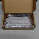 KNOBWELL 6 Pack 3-1/2 inch Black Kitchen Cabinet Door Handles, Stainless Steel T Bar Dresser Drawer Pulls - Hole Centers 3.5 inch(90mm), Overall Length 4 inch