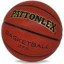 PATTONLEX Kids Basketball 27.5 Youth Size 5 Leather Indoor Outdoor Basketballs for Juniors Boys Girls with Pump(PU-Brown)
