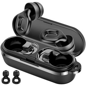 Ear Plugs for Sleeping Noise Cancelling, 35dB Noise Reduction Earplugs Reusable Soft Silicone, 14 Eartips ＆ Carry Case, Replaceable Single/Double Earpieces for Sleep, Focus, Events, Noise Sensitivity