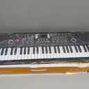 61 Key Keyboard Piano, Portable Electronic Keyboard Piano for Beginners with Speakers, Microphone, Sheet Music Stand, 100 Voices, 100 Rhythms, Digital Music Keyboard Built-In Speakers, 30 x 9x 2.5 inch