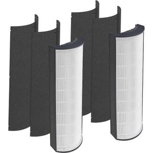 Elite Filter Replacement PETWRFIL,Compatible with Pure Enrichment PureZone Elite 4-in-1 Air Purifier, 2 H13 True HEPA Filter + 4 Activated Carbon Pre-filters
