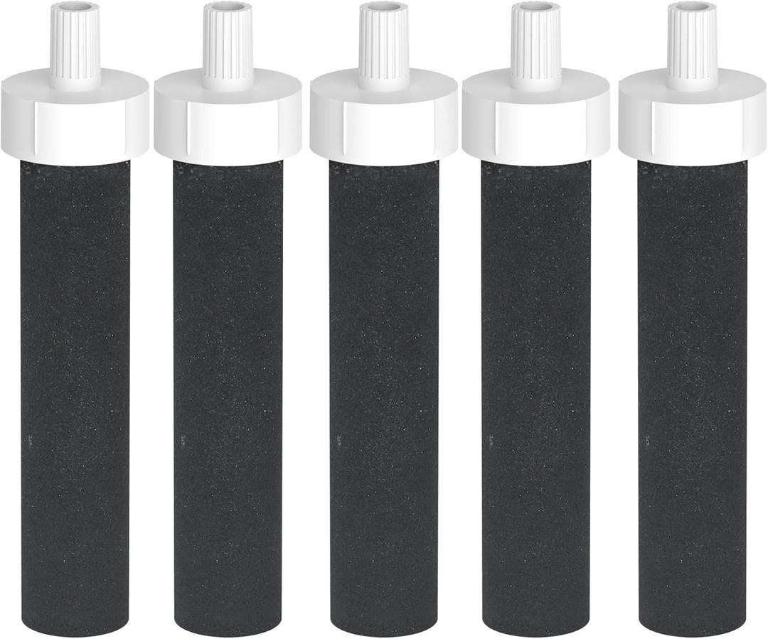 Water Bottle Filter Replacement for Brita BB06 Compatible with Brita Hard Sided and Sport Bottle Filter  BPA Free (5 Packs)