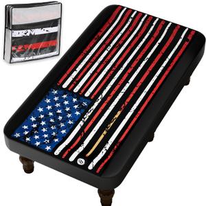 Pool Table Cover Billiard Table Covers Outdoor Leather Waterproof Pool Table Cover for Protecting Pool Table Felt 6/6.5/7/7.5/8/8.5/9 ft Fitted (Black)