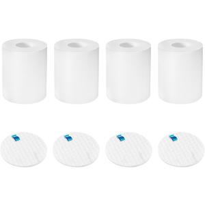 4 Foam and Felt Filters Replacement for Shark Rotator Professional Lift-Away NV500 NV501 NV502 NV503 NV505 NV510 NV520 NV552 ZU780 ZU782 ZU785 UV560, Part # XFF500 & XHF500
