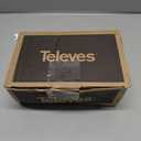 Televes 560483 TForce Mast Preamplifier  Dual Input, Combines Two Antennas, Automatic Gain Control, Full Band VHF/UHF, Built-in 5G/FM Filtering, Made in Spain