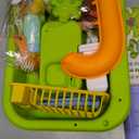 2026 Upgraded Toddler Sand Water Table Toy with Electric Water Pump, Kids Sand Water with Faucet/Play Food Accessories/Fishing Toy, Kitchen Play Sink Toys for Girl Boy Age 3+ (Green)