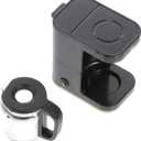 TOYANDONA Miniature Coffee Maker, Black - Dollhouse Kitchen Accessory, 1:12 Scale