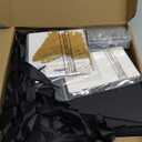 Fullhawl 24 Sets Heart Flower Boxes for Mother's Day, Bouquet Flower Arrangement Gift Boxes with Gold Butterflies Pins and Cards, Floral Gift Packaging for Mom Florist Bouquet DIY(Black)