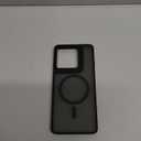 FNTCASE for Motorola Edge-2025 Magnetic Case: Matte Textured Military Grade Drop Protection Translucent Cell Phone Cover - Slim Rugged Durable Shockproof Protective Bumper Phonecase(6.6 inch/Black)