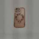 Offical Desert Titanium for iPhone 16 Pro Case with 360 Spin Stand [DIY Glitter Cardstock] [Fit for MagSafe] 16FT Mil-Protection Polished for iPhone 16 Pro Case with Stand 6.3'', Desert Titanium