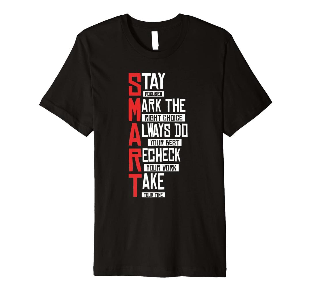 Test Day Teacher- SMART Design Testing Day Exam T-Shirt, Size L