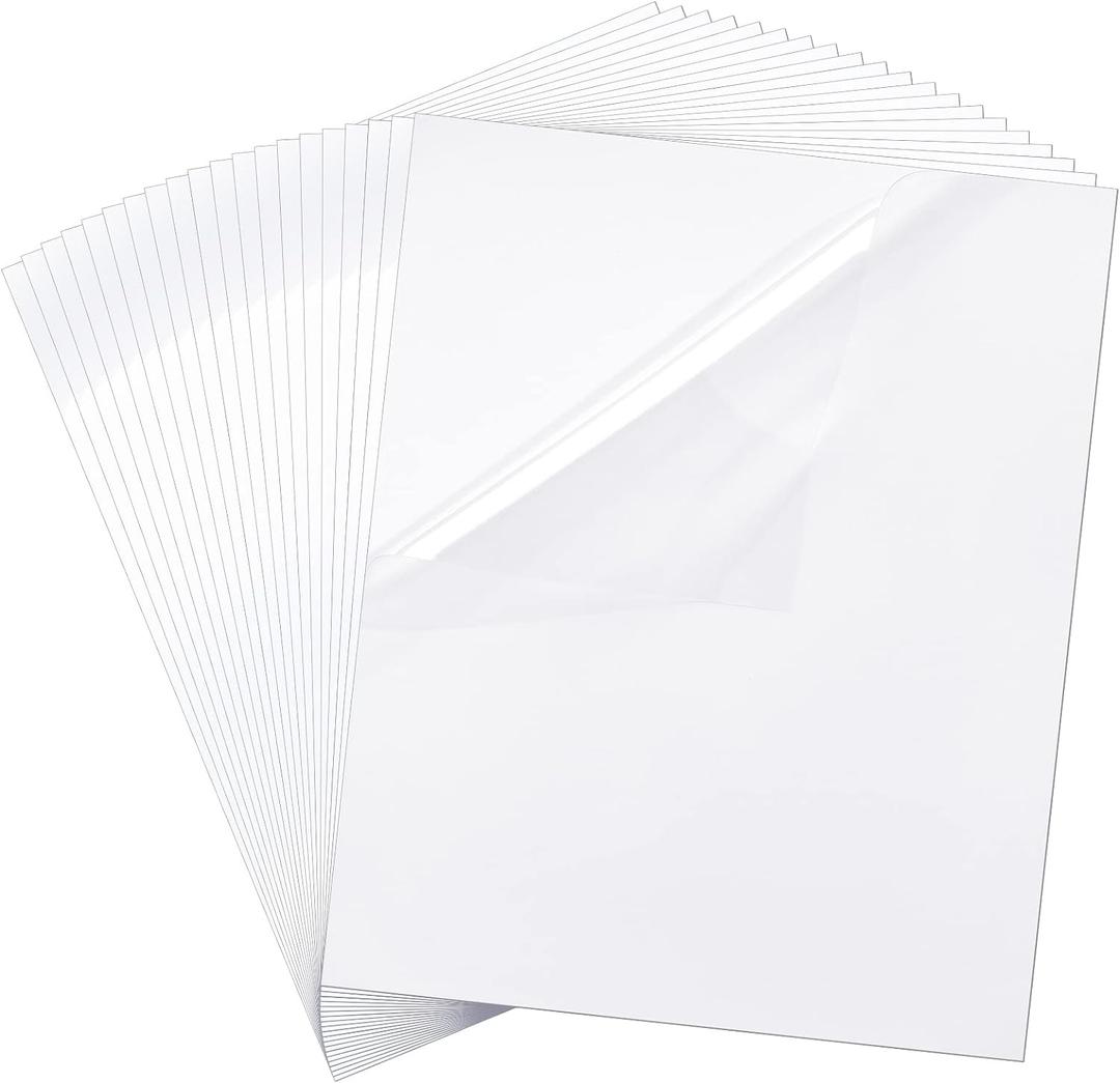 Hicarer 20 Pcs Car Windshield Sticker Applicator Bulk 5 x 6 Inch Static Cling Window Film for for Easy Application Clear Vinyl Car Window Windshield Protection Film Sticker Auto Removal Decal Shield