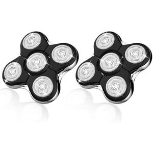 Balder Pro Shaver Peplacement Heads for Remington Balder Pro Head Shaver Model XR7000/XR1500/XR1501 Electric Shaving for Bald Men,2Pack