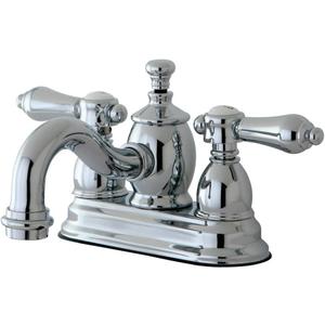 Kingston Brass KS7101BAL Heirloom 4" Centerset Bathroom Faucet, 4-15/16", Polished Chrome