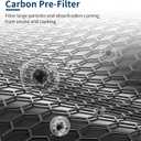 FLT4825 Replacement Filter B Fit for Germ Guardian Air Purifier, ac4825e Replacement Filter Fit for ac4825 AC4825 AC4300 AC4900 AC4825DLX AC4850 CDAP4500 AP2200, 2 True HEPA + 8 Carbon Filters