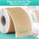 Silicone Scar Sheets(1.6 x 120 Roll-3M), Reusable Silicone Scar Tape for Surgical Scars, C-Section Scars, Stretch Marks, Hypertrophic Scars, Burn Scars, Tummy Tuck and Keloid Scars