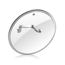 Antrader Tempered Glass Lid,10" Glass Covers for Pots, Pans and Skillets,  Clear
