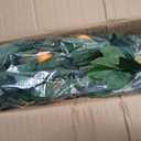 Artificial Orange Tree 4ft Fake Fruits Plant in Pot Large Fake Floor Plants Faux Trees Indoor Orange Decorations for Home Living Room Office