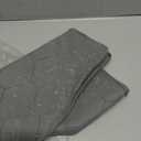 Garoopion Cat Mat for Litter Box, Large 34" X 22" Cat Litter Mat, Waterproof Silicone Pad for Floor, Gray