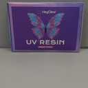 HeyClear UV Resin Kit with Light -200g Crystal Clear, Hard Resina UV Light Fast Curing UV Glue for Beginners Crafting, Molds Jewelry Making, DIY Craft Decorations