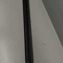 Air Jade Adjustable Rod and Valance Kit for Fireplace Mesh Screen Curtain, Black Matte