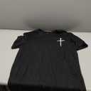 Christian Shirts for Men Jesus Faith T-Shirt Cross Shirt Inspirational Religious Tee for Him (Small, Black)