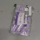 Bellelfin Purple Press on Toenails for Women, 160 pcs Glossy Toe Press on Nails Full Cover Toe Nail Press ons, Short Square Toenail Press ons, 16 Sizes of Acrylic Fake Toe Nails