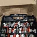 JIC Cap and Plug Kit, 144 Pcs Galvanized Steel Adapter Set, Hydraulic Hose Fittings Precision Threading in ORFS and 37 Dash Sizes 4 6 8 10 12 16