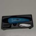 LUCKY TAIL Pet Nail Grinder for Dogs and Cats - Super Quiet and Low Vibration Electric Dog Nail Grinder with 2 LED Lights - USB Rechargeable and Cordless - 2 Speeds - Small to Large Pets - Teal