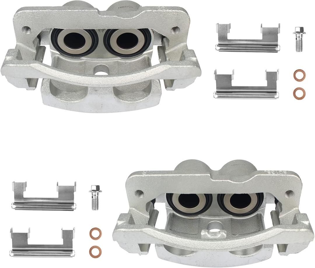 Autoround Brake Caliper fit for 1999-2013 Chevy, GMC, Cadillac, Hummer - Tahoe/Yukon/Escalade/Silverado 1500 / Sierra 1500 / Express 1500, Left and Right Side, Replacement # 18B4728 18B4729