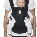 Ergobaby All Carry Positions Breathable Mesh Baby Carrier & Omni 360 All-Position Baby Carrier for Newborn to Toddler (Onyx Black)