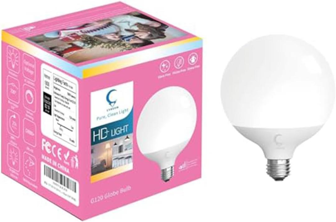 LED Globe Bulb, 150W Equivalent Light Bulbs, 18W 2700K Warm White, 1800 Lumens Triac Dimmable LED Bulb, E26 Standard Base (18W 2700K)