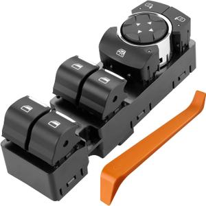 WMPHE Window Switch Compatible with Ford Explorer 2.3L L4 & 3.5L V6 2016 2017 2018 2019, Driver Left Side Power Master Window Switch 16 Pins, Replacement for GB5Z14529BA