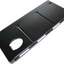 Aluminum Art Palette, 13 Wells, 9.8 x 4.3 inches, Black/White, No 413 - 1 Pcs