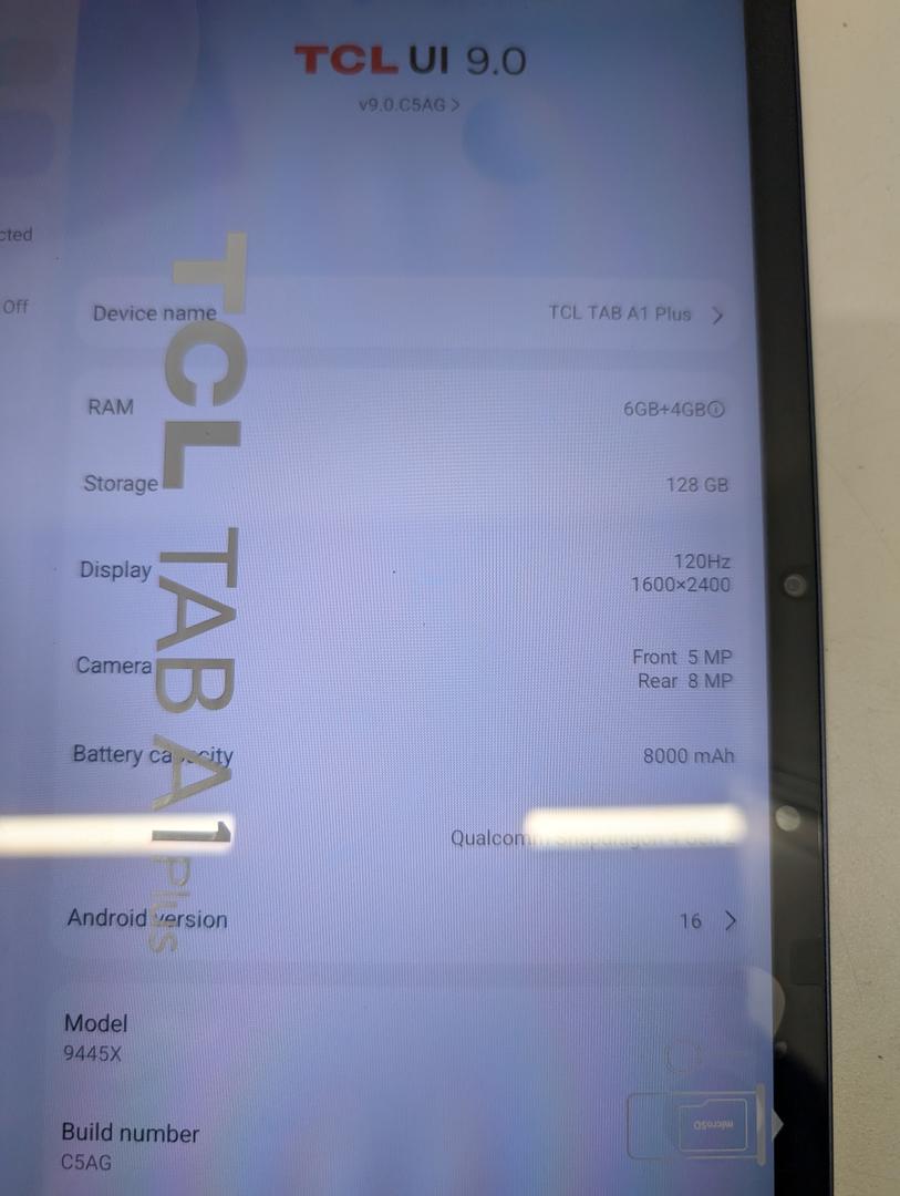 TCL TAB A1 Plus Android Tablet, 12.2" 2.4K 120Hz Display, 6+128GB