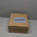 mDesign Metal Wastepaper Bin  Compact Rectangular Bathroom Bin  Rubbish Basket for Home and Office  Light Purple (Pack of 1)