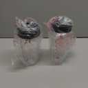 Blender Replacement Parts for Ninja, 24oz Ninja Blender Cups with To-Go Lids, 7 Fins Extractor Blade, Compatible with Nutri Ninja Auto iQ Blenders BL2012 BN801 BL480-30 BL640-30 BL642-30 NN100-30