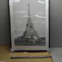 upsimples 24x36 Poster Frame, Display Pictures 20x30 with Mat or 24 x 36 Without, Wall Hanging Picture Frames, Black, 1 Pack