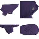 Lovelonglong Ribbed Dog T-Shirt Cotton Knitted Dog Sweaters for All Season Pet T-Shirts for Large Medium Small Dogs Purple 2XL